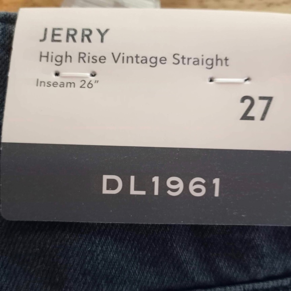 DL1961 Size 27 High-Rise Distressed Jeans - Grey/Black - Picture 8 of 12